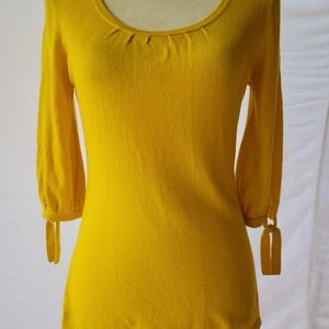 Banana Republic Yellow half sleeve sweater